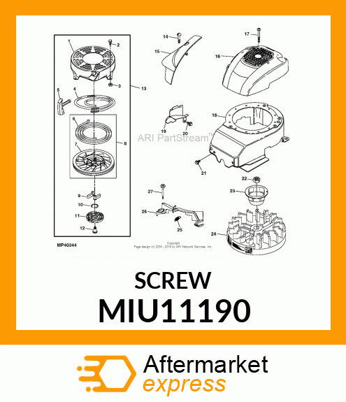 SCREW MIU11190