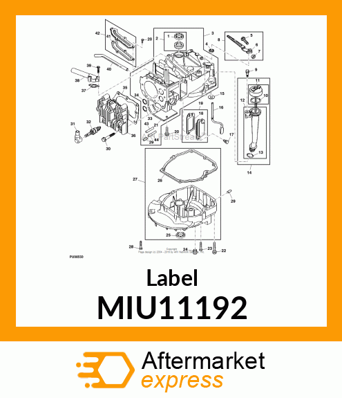 Label MIU11192