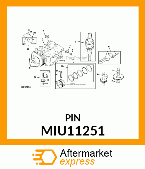 PIN, DOWEL LOCATING MIU11251