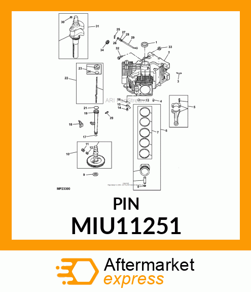 PIN, DOWEL LOCATING MIU11251