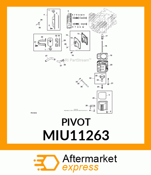 PIVOT, ROCKER ARM MIU11263