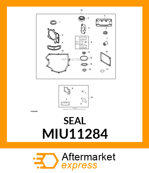 SEAL, GOVERNOR SHAFT MIU11284