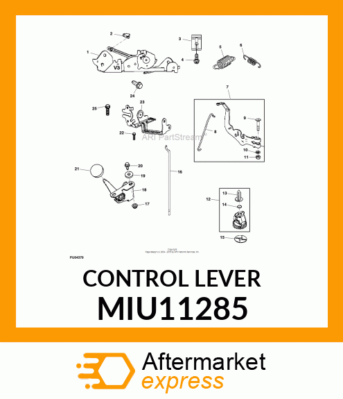 CONTROL LEVER MIU11285