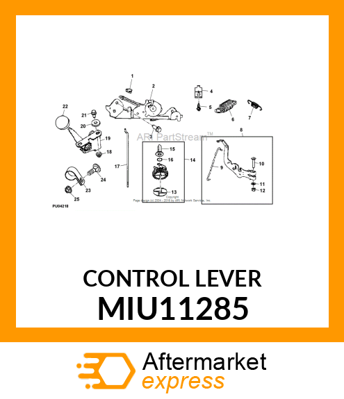 CONTROL LEVER MIU11285