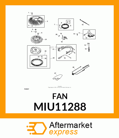 FAN MIU11288