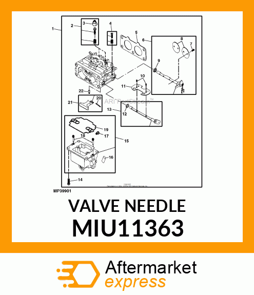 Valve Needle MIU11363