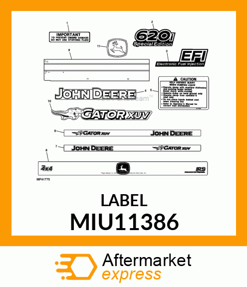 Label MIU11386