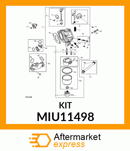 IDLE MIXTURE KIT MIU11498