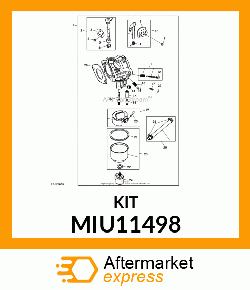 IDLE MIXTURE KIT MIU11498