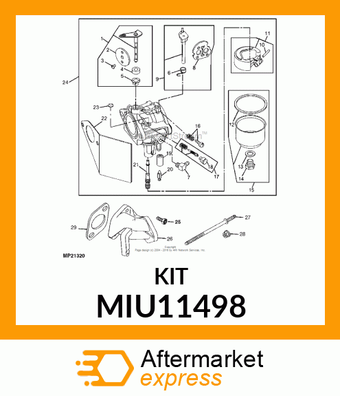 IDLE MIXTURE KIT MIU11498