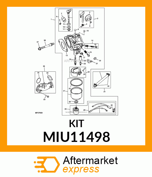 IDLE MIXTURE KIT MIU11498