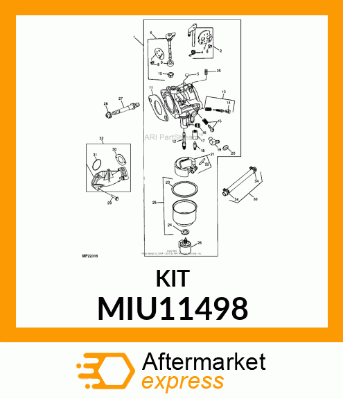 IDLE MIXTURE KIT MIU11498