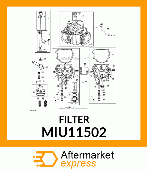 BREATHER, ELEMENT, BREATHER MIU11502