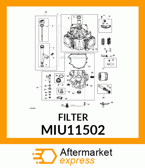 BREATHER, ELEMENT, BREATHER MIU11502