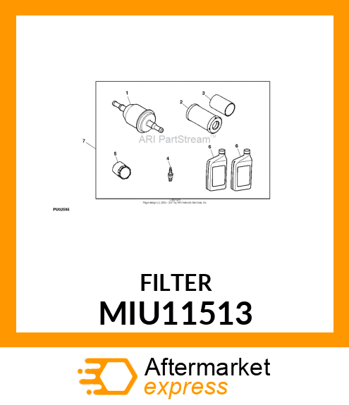 FILTER, PRE MIU11513