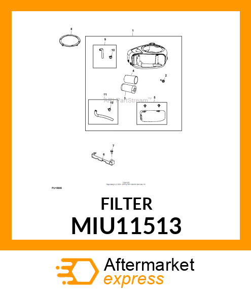 FILTER, PRE MIU11513