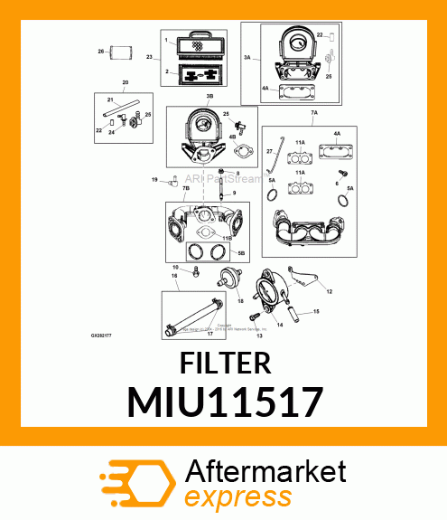 FILTER, PRE MIU11517