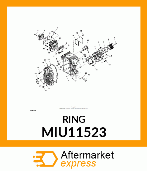 GASKET, O MIU11523