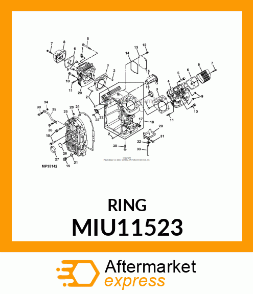 GASKET, O MIU11523