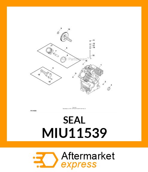 SEAL FRONT OIL MIU11539