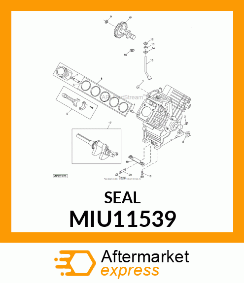 SEAL FRONT OIL MIU11539