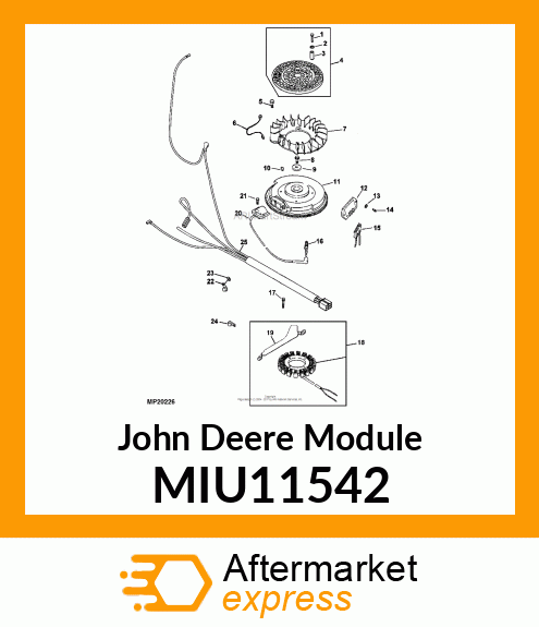 MODULE, IGNITION MIU11542