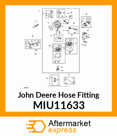 HOSE FITTING, CONNECTOR MIU11633