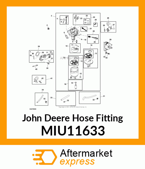 HOSE FITTING, CONNECTOR MIU11633