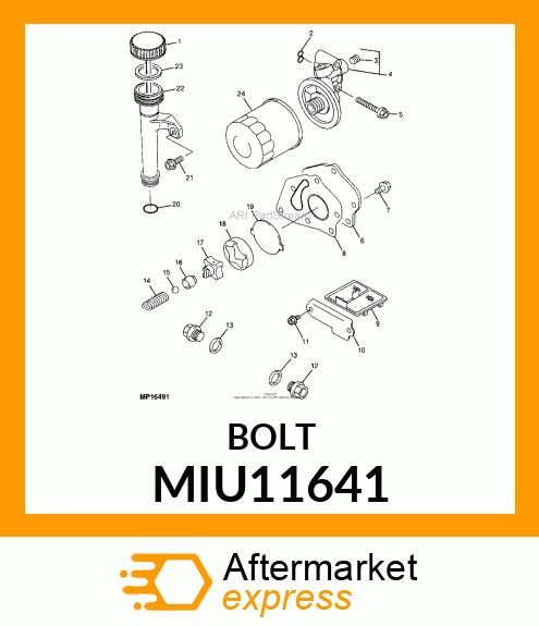 DRAIN PLUG, PLUG, DRAIN MIU11641