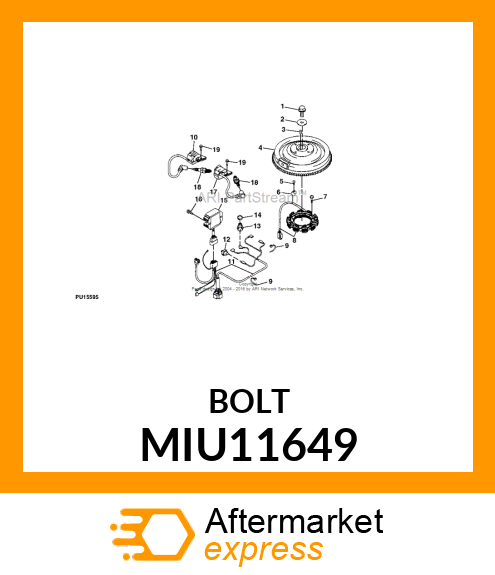 BOLT, FLANGE MIU11649