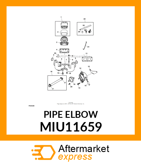 PIPE ELBOW MIU11659