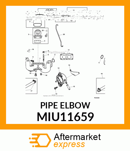 PIPE ELBOW MIU11659