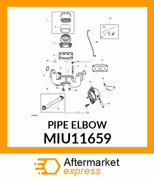 PIPE ELBOW MIU11659