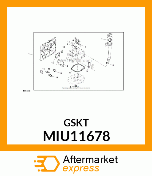 GASKET MIU11678