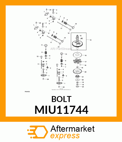 BOLT MIU11744