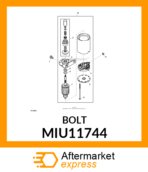 BOLT MIU11744