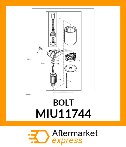 BOLT MIU11744