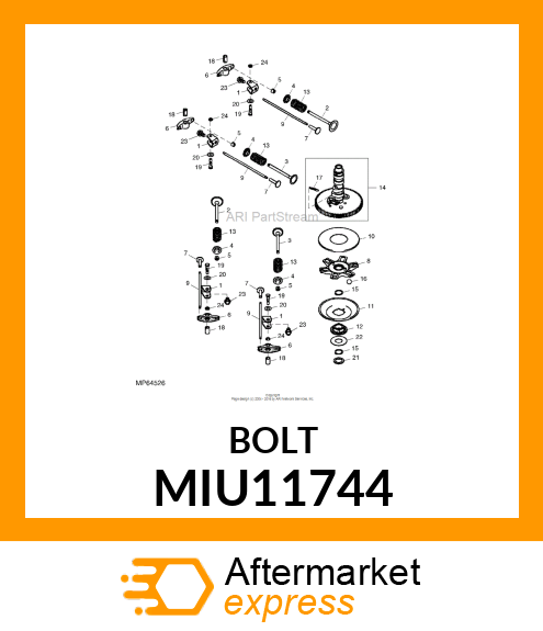 BOLT MIU11744