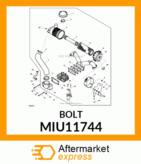 BOLT MIU11744