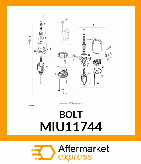 BOLT MIU11744