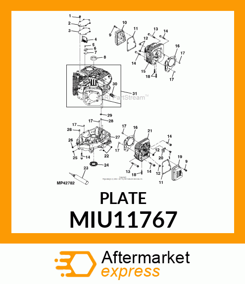 PLATE MIU11767