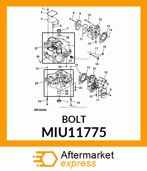 BOLT MIU11775