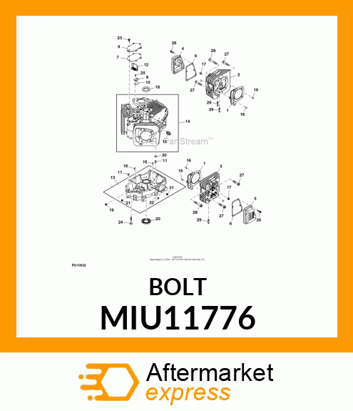 BOLT MIU11776