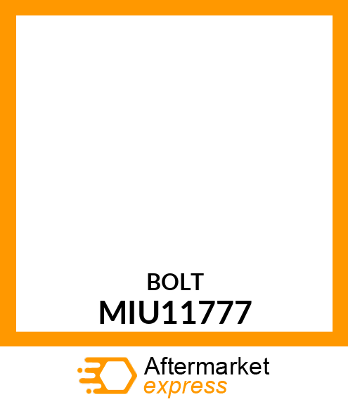 BOLT, BOLT MIU11777