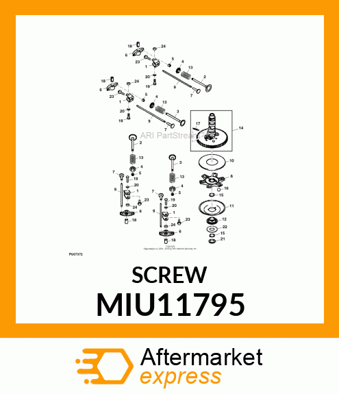 BOLT,6X29.5 MIU11795