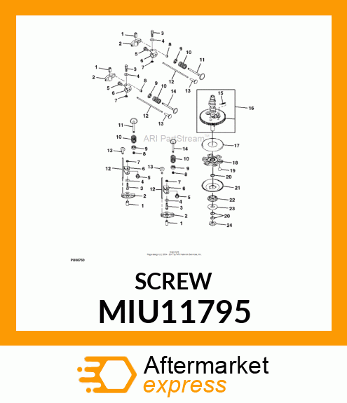 BOLT,6X29.5 MIU11795