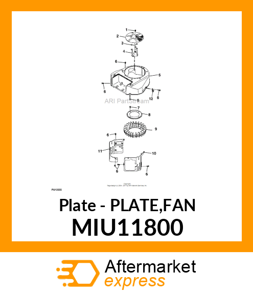 Plate MIU11800