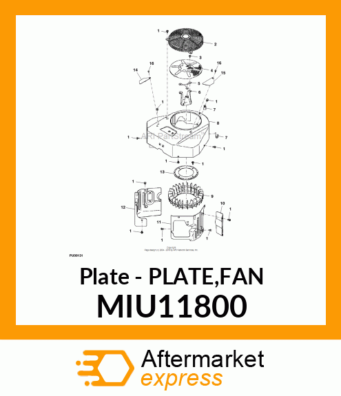 Plate MIU11800