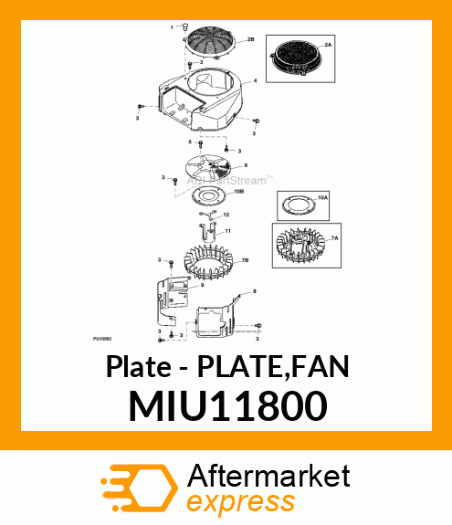 Plate MIU11800