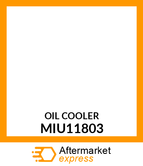 OIL COOLER MIU11803